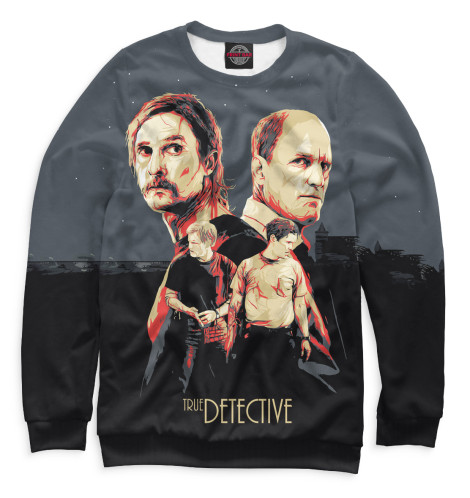 

Свитшоты Print Bar, Белый, Настоящий детектив