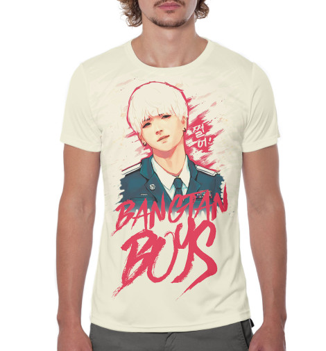 

Футболки Print Bar, Бежевый, BTS