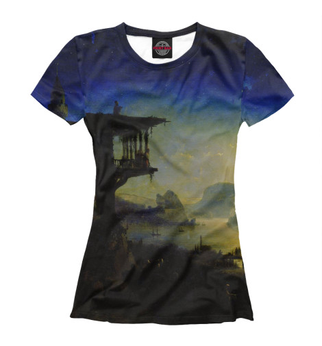

Футболки Print Bar, Белый, Айвазовский