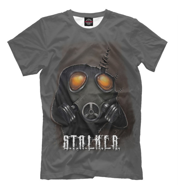 Футболка для мальчиков с изображением S.T.A.L.K.E.R. цвета Белый