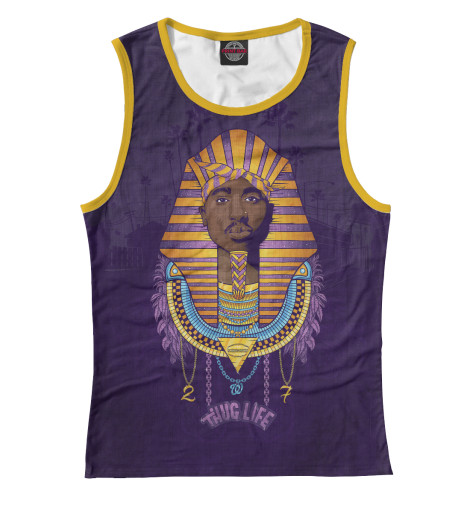 

Майки Print Bar, Белый, Tupac Pharaoh