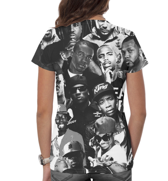 Женская футболка с изображением This is Hip-Hop цвета Белый