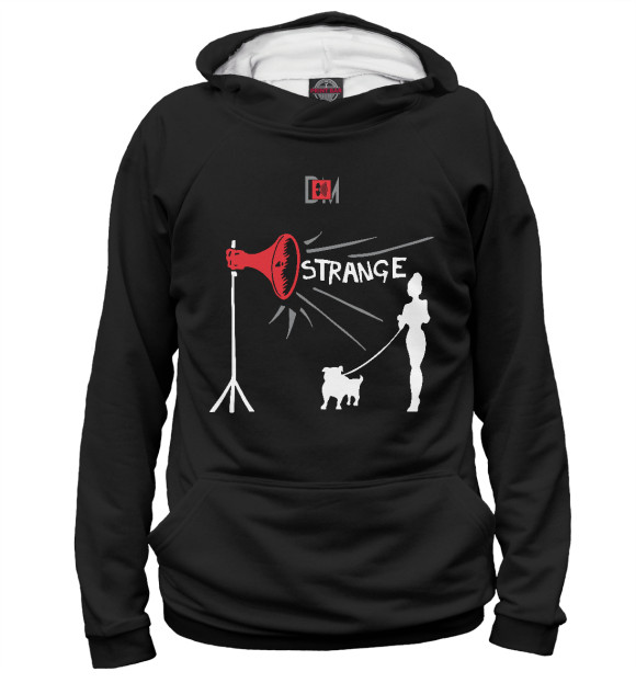Женское худи с изображением Strangelove цвета Белый