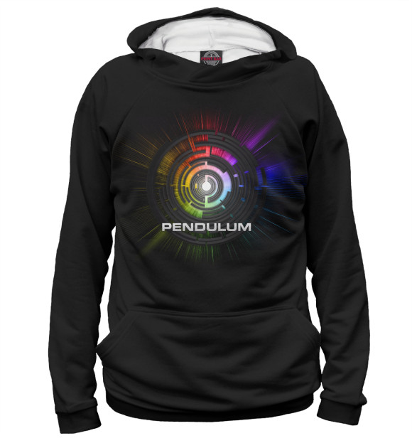 Женское худи с изображением Pendulum цвета Белый