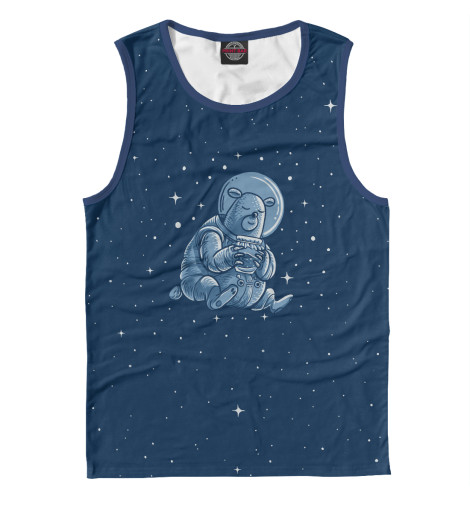 

Майки Print Bar, Белый, Sleeping Space Bear