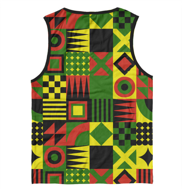 Мужская майка с изображением Ямайка цвета Белый