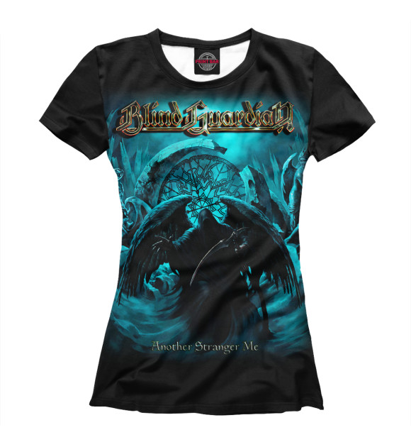 Женская футболка с изображением Blind Guardian цвета Белый