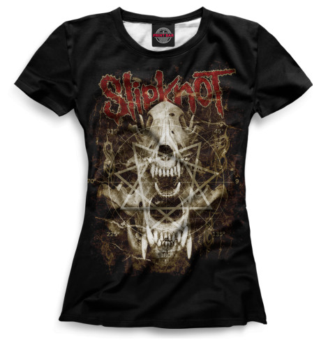 

Футболки Print Bar, Белый, Slipknot