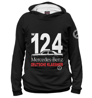 Женское худи Mercedes W124 немецкая классика