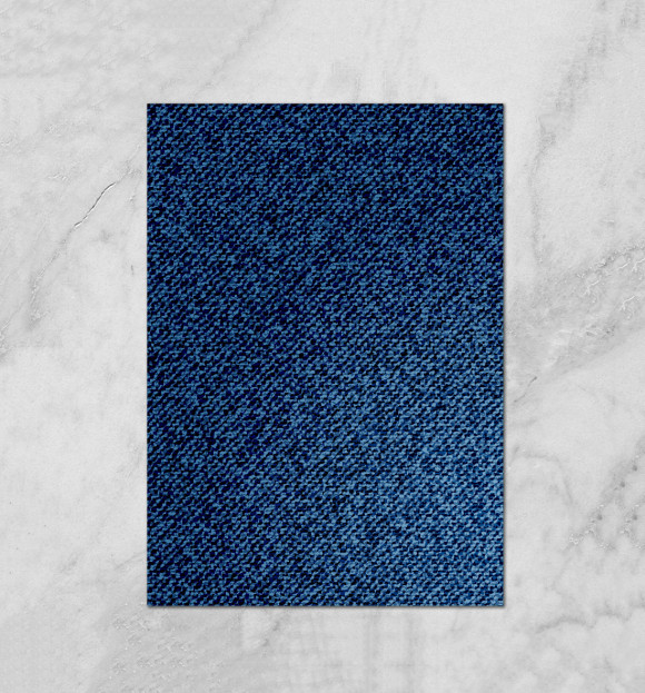 Плакат с притом Blue Jeans цвета Белый Плакат с изображением Blue Jeans цвета Белый