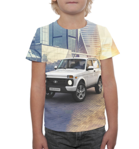 

Футболки Print Bar, Серый, LADA 4x4 Urban