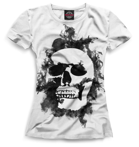 

Футболки Print Bar, Белый, Skull