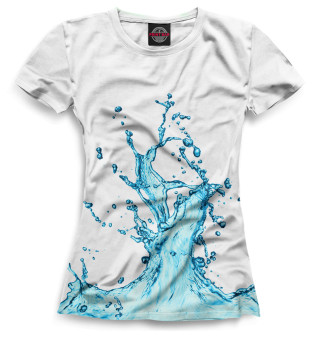 Женская футболка Вода