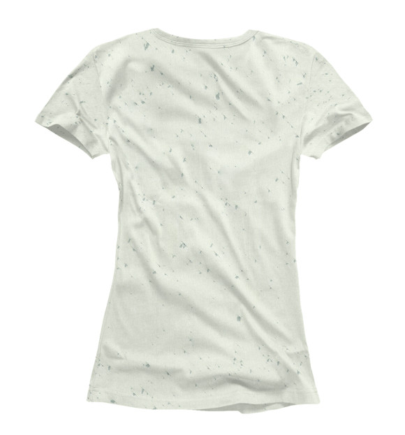 Женская футболка с изображением Панда цвета Белый