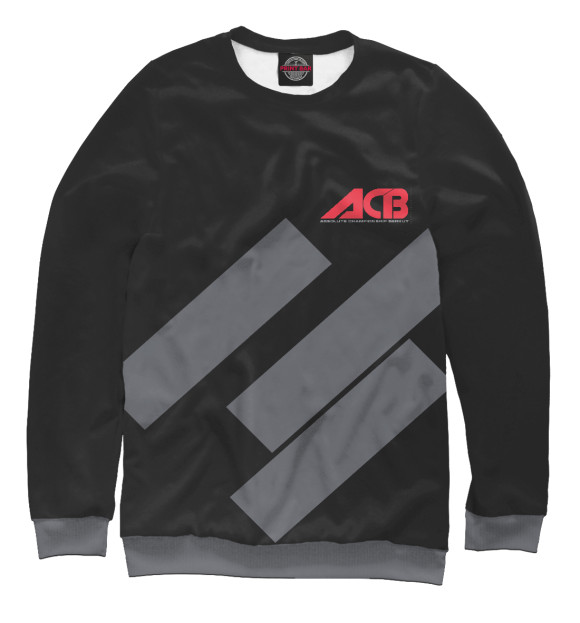 Женский свитшот с изображением acb цвета Белый