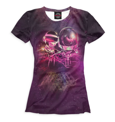 

Футболки Print Bar, Белый, Daft Punk