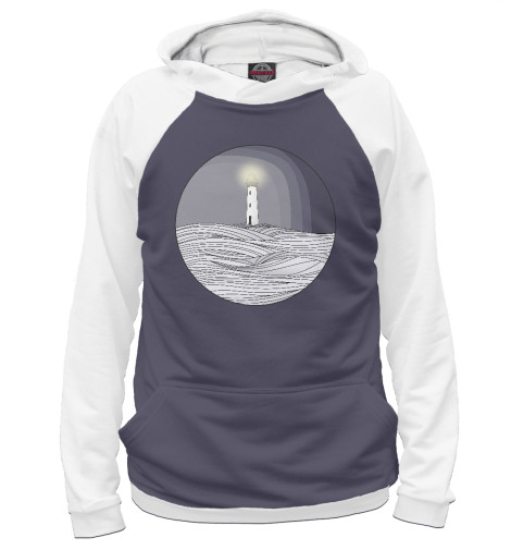 

Худи Print Bar, Белый, Маяк