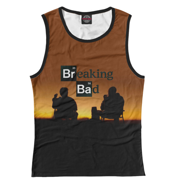 Майка для девочки с изображением Breaking bad цвета Белый