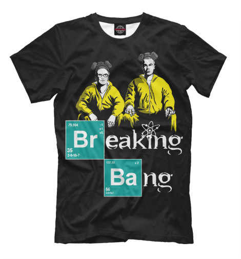 Футболки Print Bar, Черный, Breaking Bang