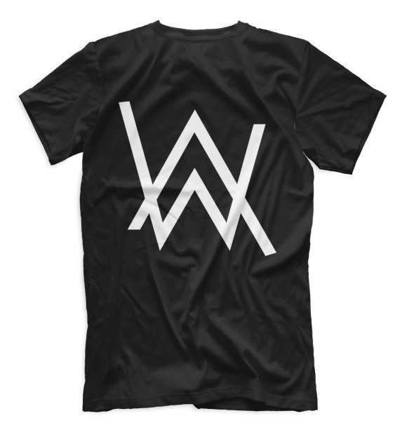 Футболка для мальчиков с изображением Alan Walker цвета Белый