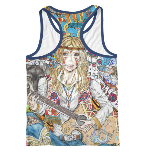 

Майки борцовки Print Bar, Белый, Гитаристка