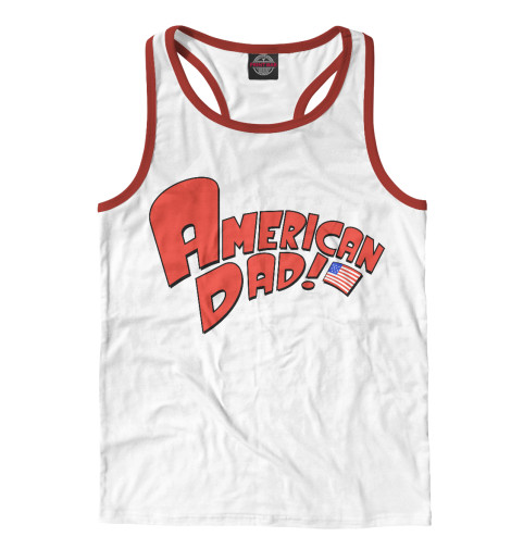 

Майки борцовки Print Bar, Белый, American Dad!