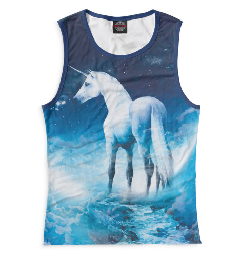 

Майки Print Bar, Белый, Единорог