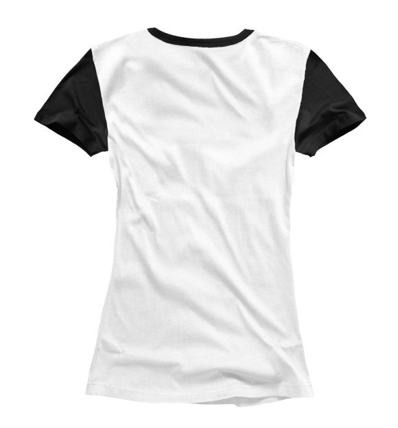 Женская футболка с изображением Metro 2033 black l цвета Белый