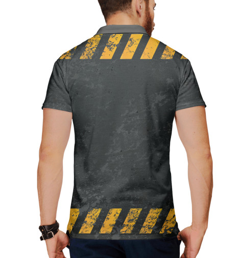 

Поло Print Bar, Белый, Danger