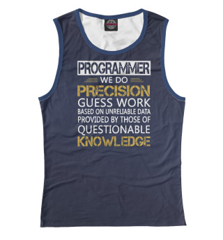 Женская майка PROGRAMMER