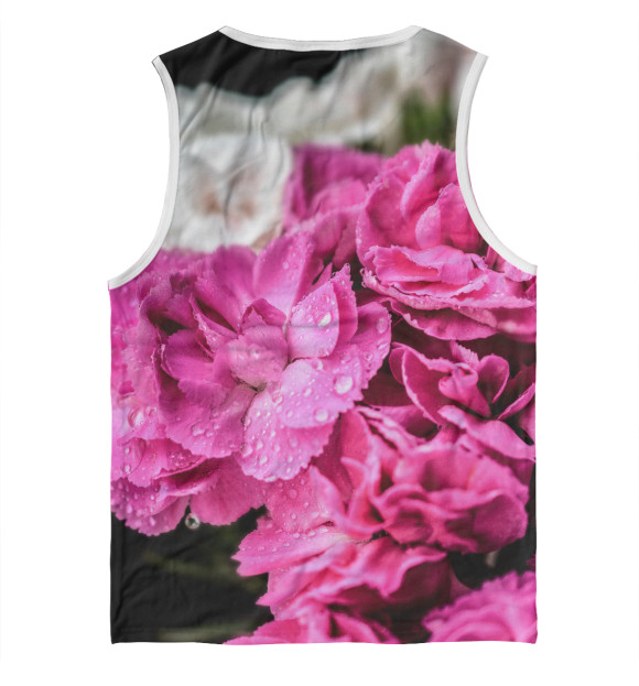 Майка для мальчика с изображением Гвоздики цвета Белый