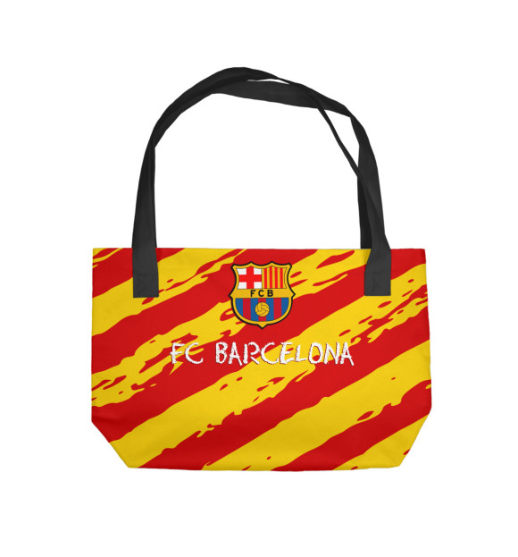 Пляжная сумка с изображением FC Barcelona цвета 