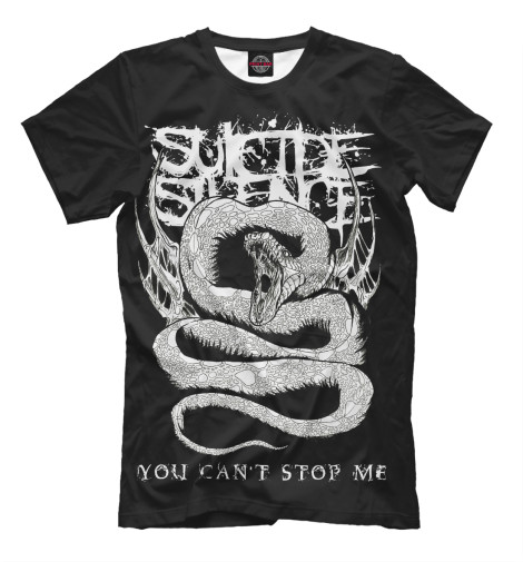 

Футболки Print Bar, Черный, Suicide Silence