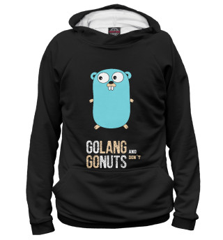 Худи для девочки Golang and don't go nuts