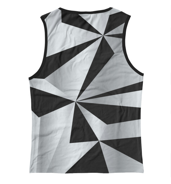 Майка для девочки с изображением Silver&black цвета Белый