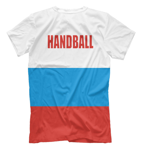Футболка для мальчиков с изображением Гандбол цвета Белый