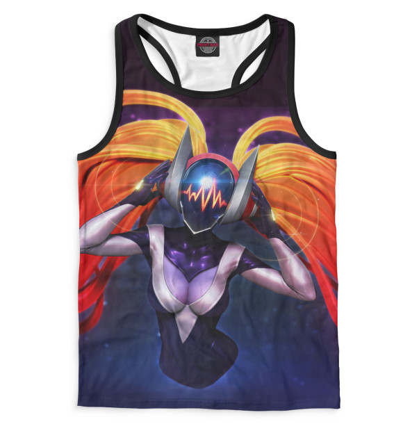 Мужская майка-борцовка с притом Trance цвета Белый Мужская майка-борцовка с изображением Trance цвета Белый