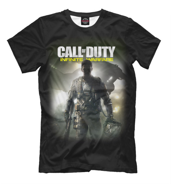 Футболка для мальчиков с изображением Call of Duty цвета Черный
