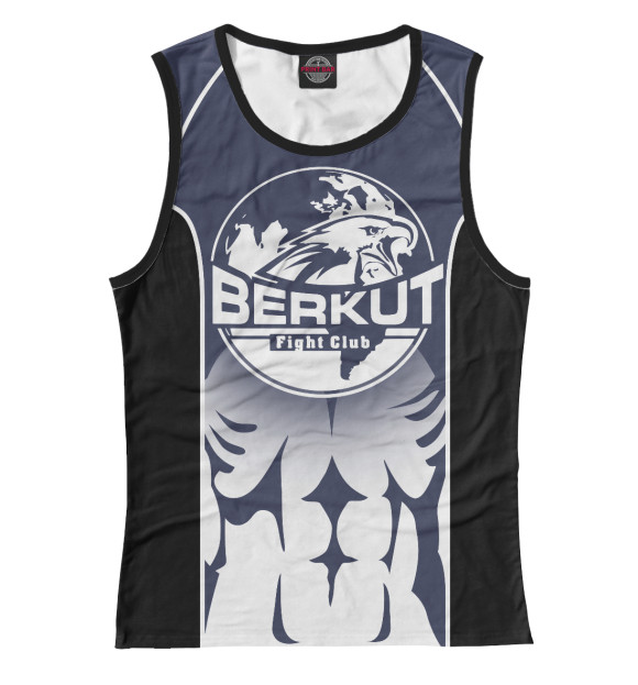 Женская майка с изображением Berkut Fight Club цвета Белый