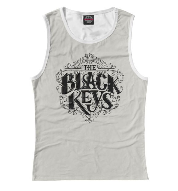 Майка для девочки с изображением The Black Keys цвета Белый