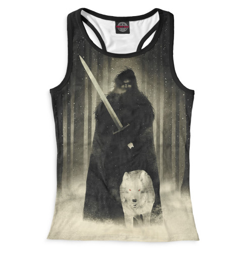 

Майки борцовки Print Bar, Серый, Джон Сноу