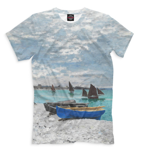 

Футболки Print Bar, Бежевый, Пляж в Сен-Адрессе