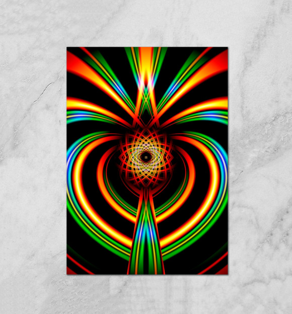 Плакат с изображением Psylove цвета Белый