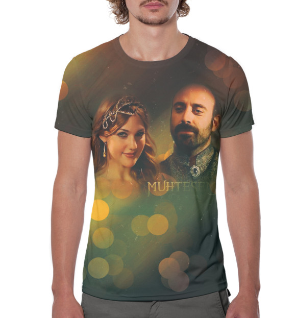 Мужская футболка с изображением Великолепный век цвета Белый