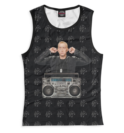 

Майки Print Bar, Белый, Eminem