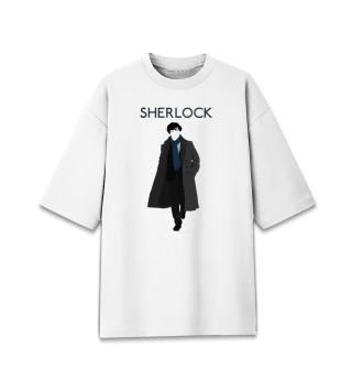 Женская футболка оверсайз Шерлок