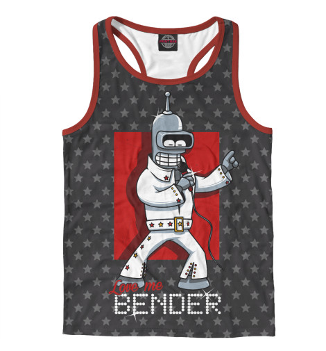 

Майки борцовки Print Bar, Белый, Bender Presley