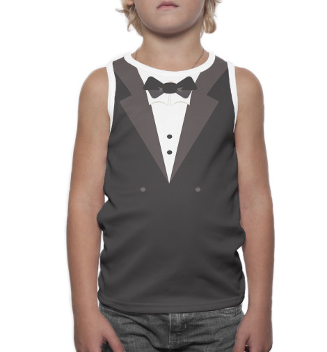 

Майки Print Bar, Белый, Смокинг