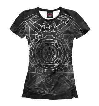 Женская футболка Black alchemy