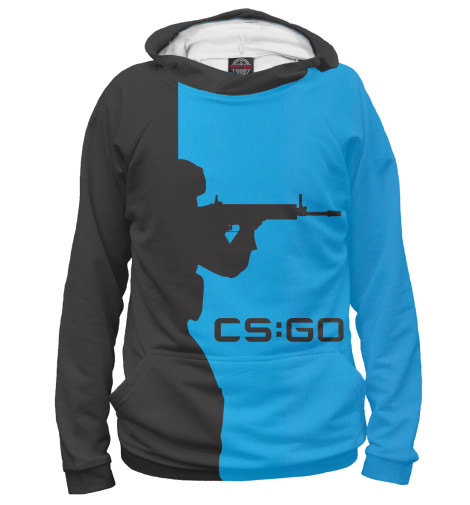 

Худи Print Bar, Белый, CS:GO Силуэт
